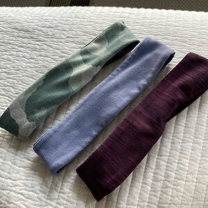 Three Athleta Girl Headbands